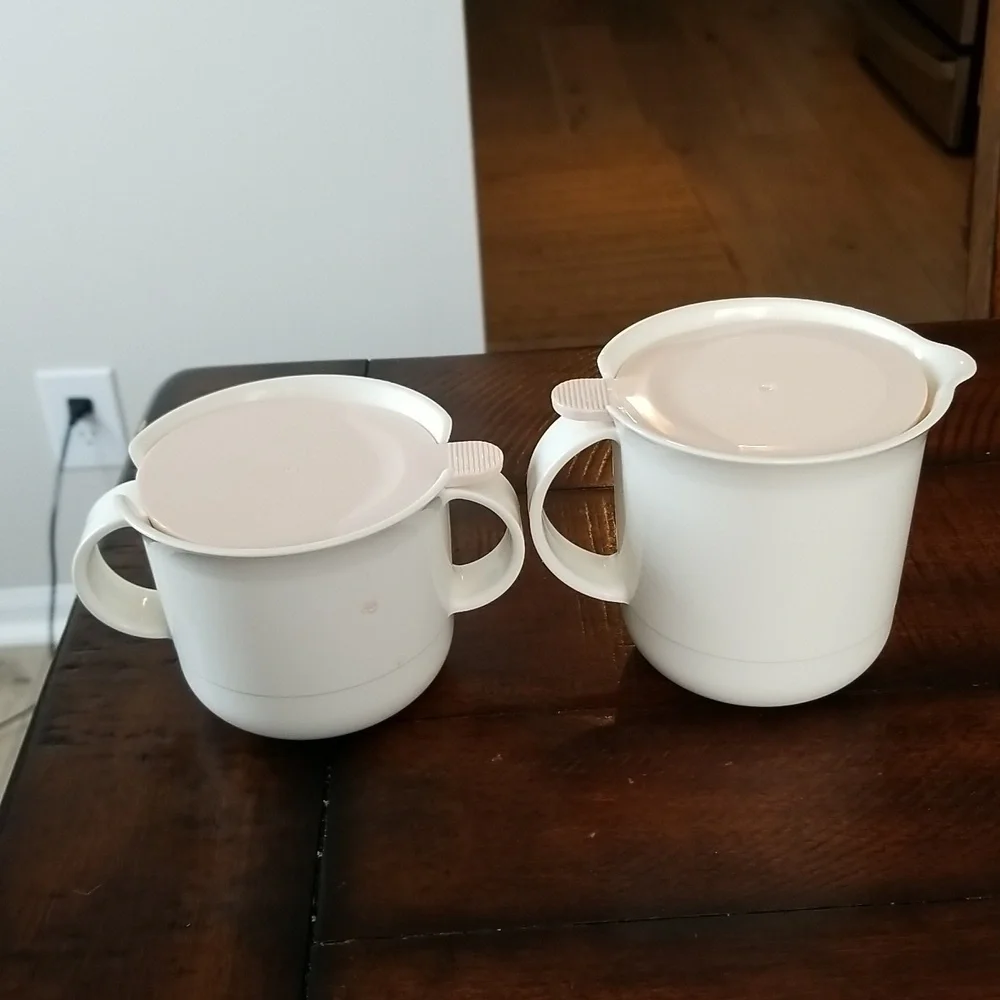 Tupperware Cream And Sugar Set 10 Oz Vintage 80s